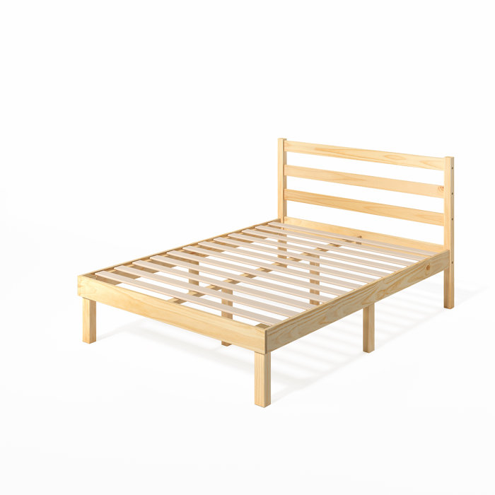 Zinus Robin 35 inch Wood Platform Bed Frame with Headboard & Reviews